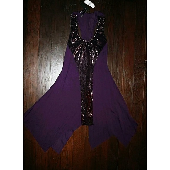 (New) TFNC London Purple Dress - Picture 4 of 5